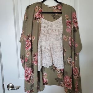 Maurices Lightweight Floral Kimono